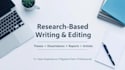 do research writing and editing