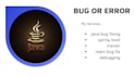 fix bugs in java, spring boot, maven and react