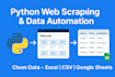 do python web scraping and data automation