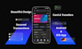 develop custom money transfer app fintech app with wallet payment bank card