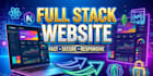 create secure responsive full stack website with database and dashboard