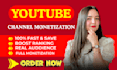 do complete youtube channel monetization requirements