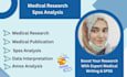 do medical research, medical publications, and spss analysis