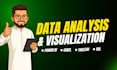 do data analysis using excel, python, sql and dashboards