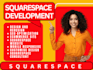 build website development squarespace create squarespace development