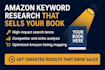 do advanced amazon keyword research for your book launch