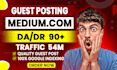 do publish article linkedin,com and medium,com quality guest posting service