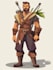 create 2d game character illustration