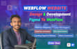 do webflow website, webflow design, webflow landing page, figma to webflow