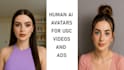 create human ai avatar ugc videos and ads