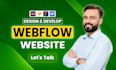 design or develop webflow website, figma to webflow, webflow expert