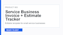 format invoice estimate and client tracker spreadsheets for your business