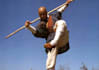 teach you five self defence moves with a broom stick