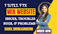 fix wix bugs troubleshoot wix trouble wix website responsive issues wix errors