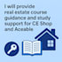 provide real estate course guidance and study support for ce shop and aceable