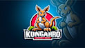 create your kangaroo mascot logo design with fastest delivery