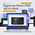 convert figma to HTML PSD to HTML with bootstrap tailwind