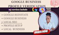 help with google business profile setup, optimization and verification