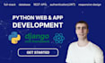 develop a web app using django rest API, jwt authentication and react