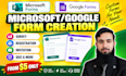 create online microsoft forms google forms survey registration quiz forms