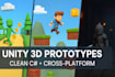 develop a 3d game with unity for mobile and pc