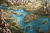 make fantasy map illustration