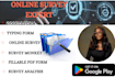 design and distribute online surveys with targeted real respondents