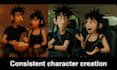 create consistent characters and environments for your storyboard or project