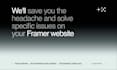 framer fixes, template customization and bug fixes