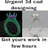 do urgent jewellery cad designing