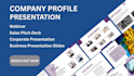 design a powerpoint presentation webinar, company profile, business pitch deck,