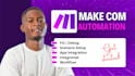 fix make com, made com, setup make com automation, make automation, make expert