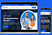 build lms education website online course website education, elearning website