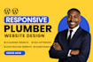 create plumber website, handyman, construction website