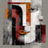 create abstract geometric digital art