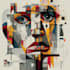 make a abstract geometric digital art