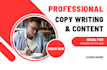 do website copywriting, email copywriting, website content