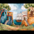 draw original watercolor landscape or architecture art