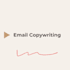 do copywriting through email