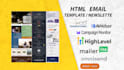 design responsive HTML email template newsletter