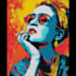 create a unique pop art style modern artwork
