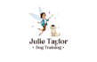 design dog trainer tinker bell fairy logo