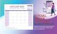 modify custom content calendar for social media, school, or business