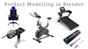 do 3d product modelling and rendering in blender