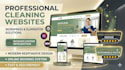 design a professional cleaning service website for your business