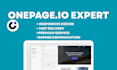 be your onepage io expert, onepage io developer, onepage io website designer