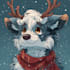 draw a cute christmas icon ych