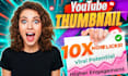 design eyecatching youtube thumbnails