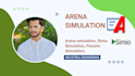 do arena, simio and industrial simulation projects with animation