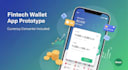 build a fintech wallet app prototype with currency converter